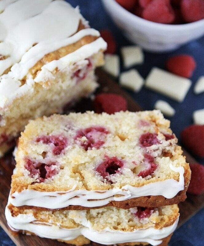 Raspberry White Chocolate Bread