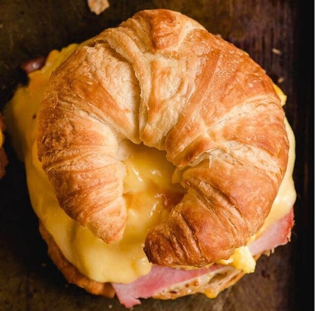 Ham or Turkey and cheese with lettuce, tomato, and onion