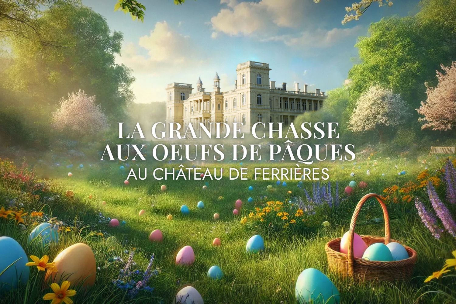 Grande chasse aux œufs de Pâques au Château de Ferrières