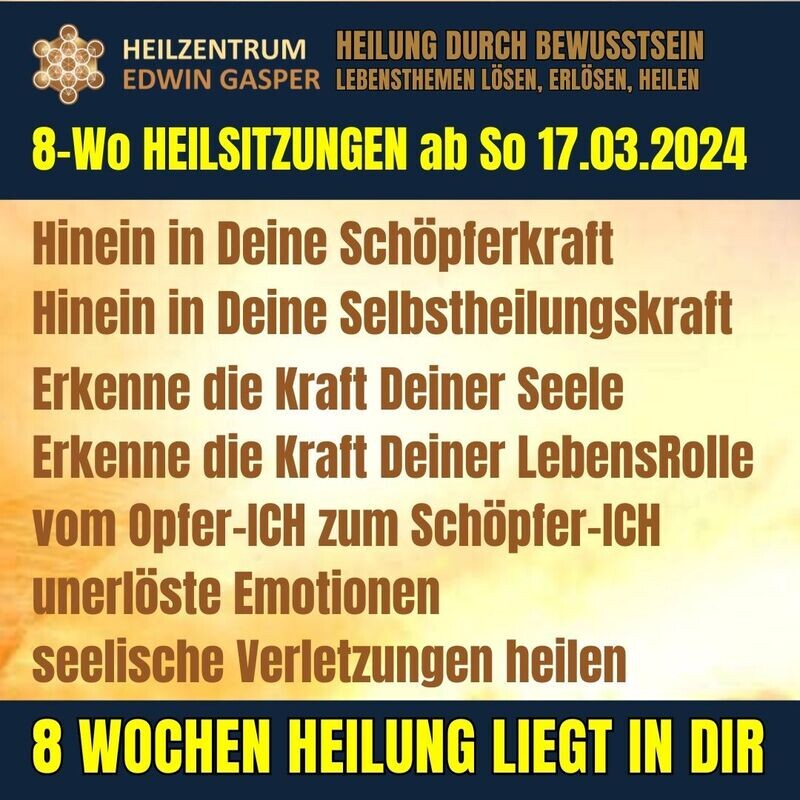8 Wo Online-Workshop So 17.03. 18-19.00 Uhr 8 Wo Online-Workshop So 17.03. 18-19.00 Uhr