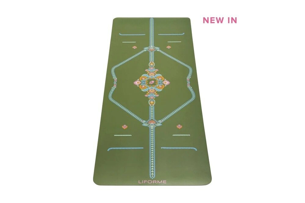 Liforme Yogamatte grün mindful garden Signature