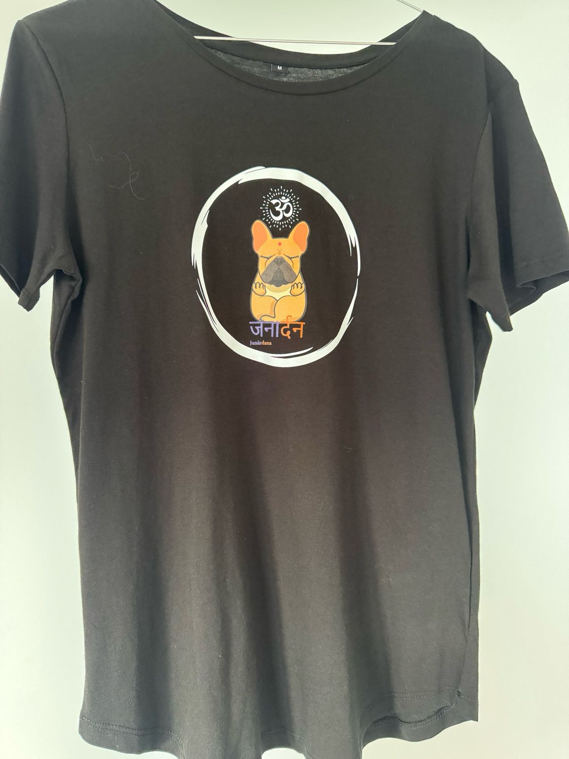 Janardana Yoga Shirt Gr. M schwarz 100 % Biobaumwolle