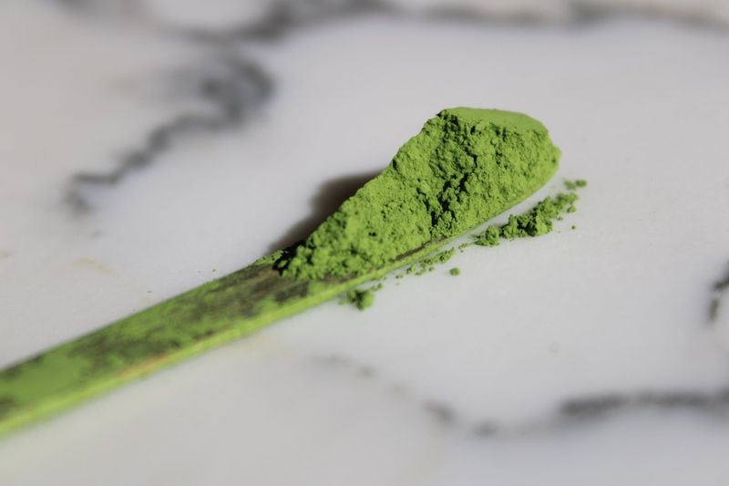 Matcha Löffel Chashaku aus weißem Bambus