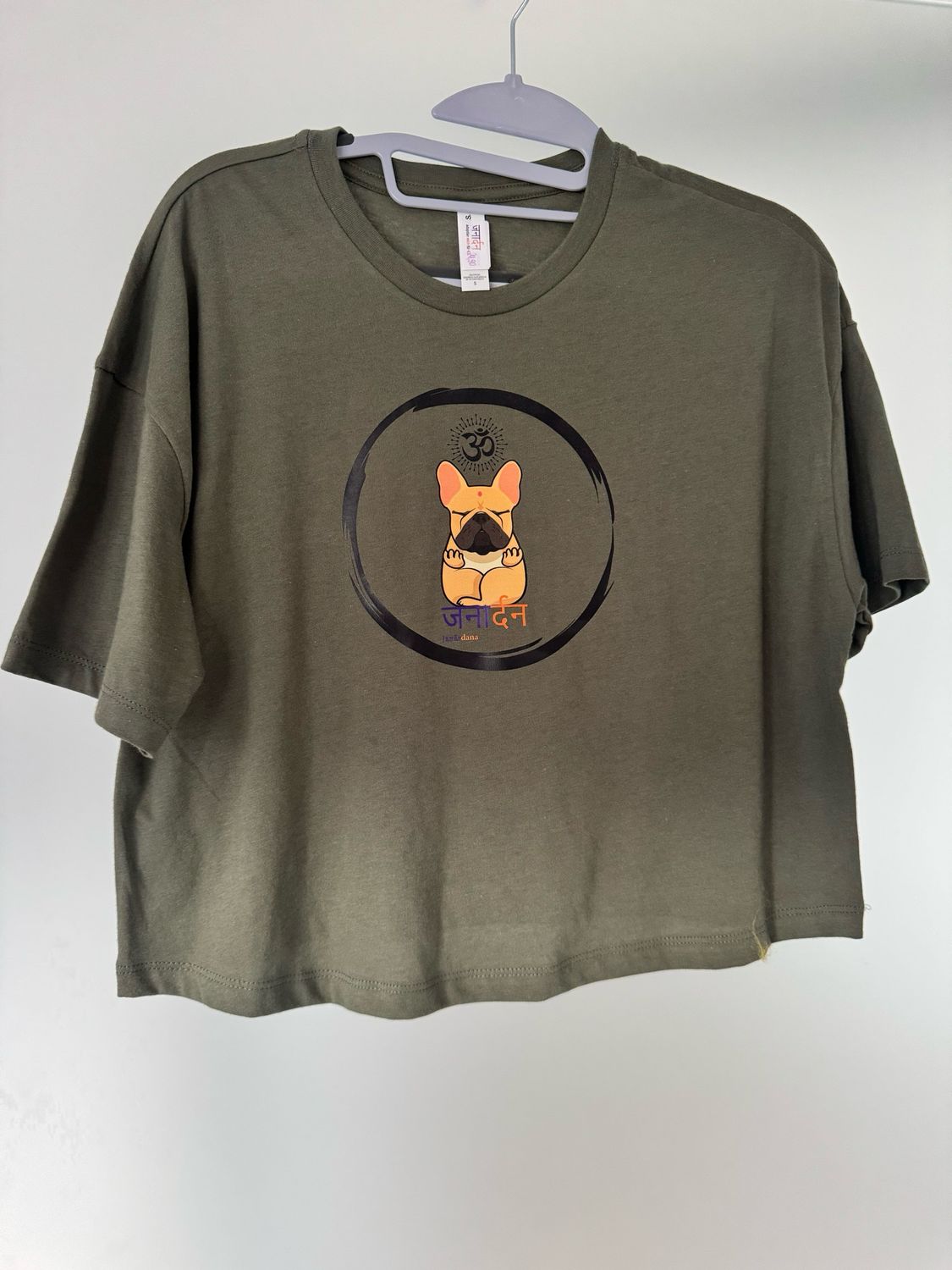 Janardana Crop Top olive(S)