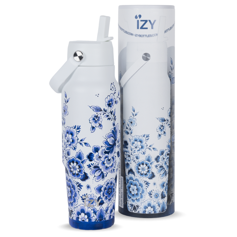 IZY Travel Bottle - Flowers - 900ml