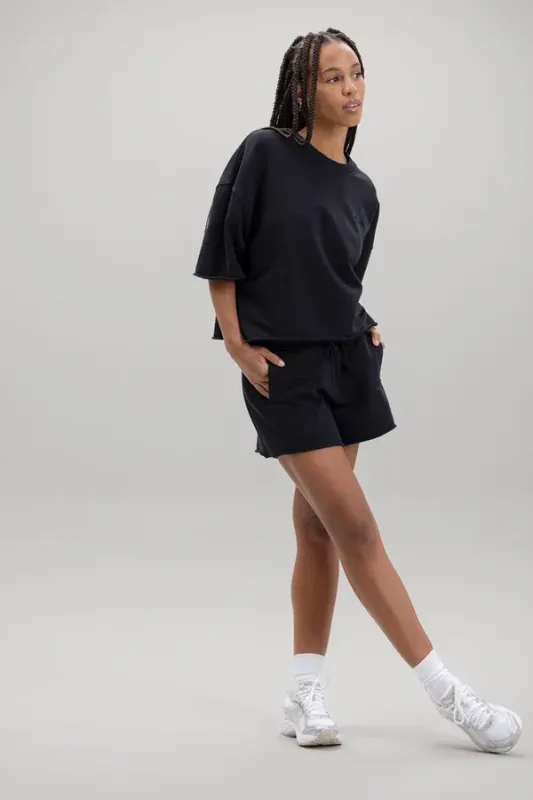 Mid rise short balck hey honey(M)