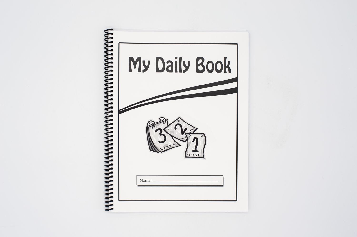 My Daily Book – 120 Pages Coiled