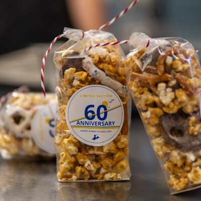 Limited Edition 60th Anniversary Mini Artisanal Caramel Popcorn Bag