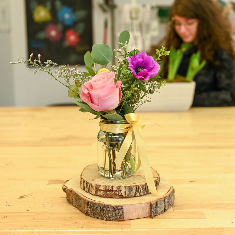 Jam Jar Flowers