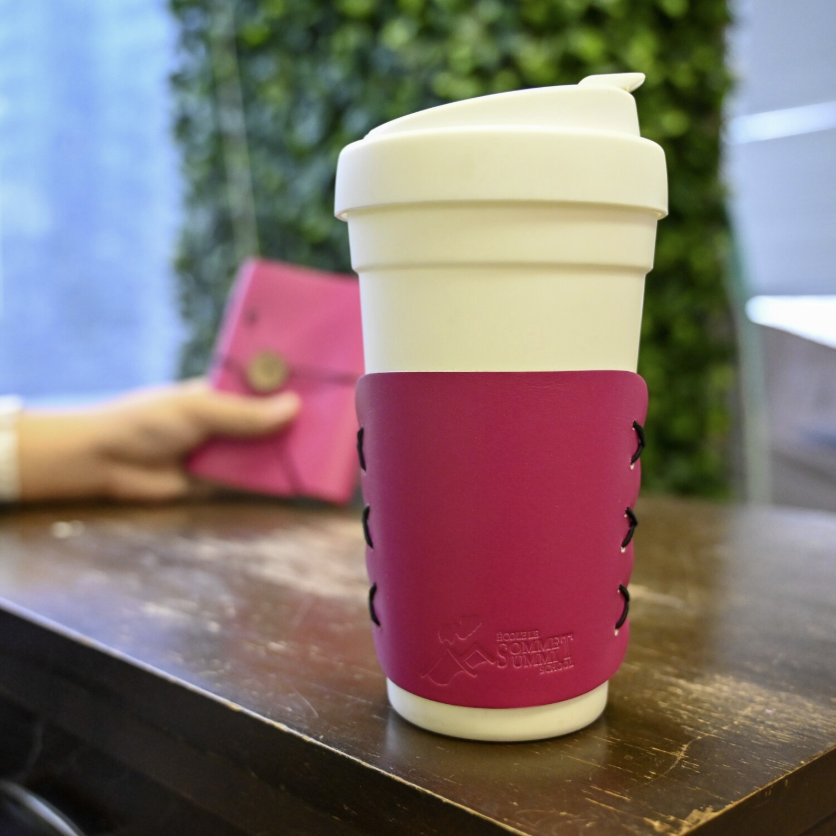 Coffee Cup Sleeve, Colour: Pink