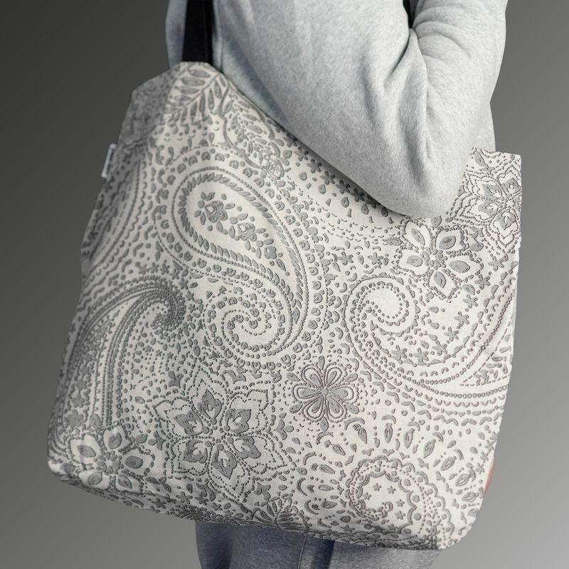 Gray Paisley