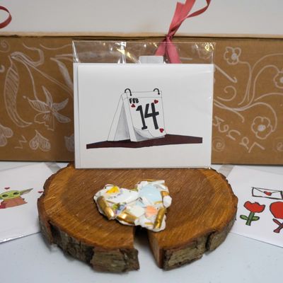 Cartes de Saint-Valentin individuelles