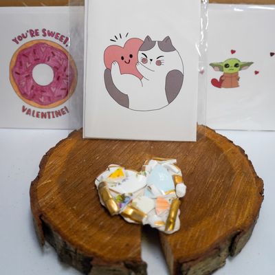 Cartes de Saint-Valentin individuelles