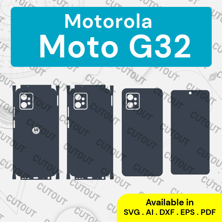 Motorola Moto G32 2022  Vector Skin Cut Files