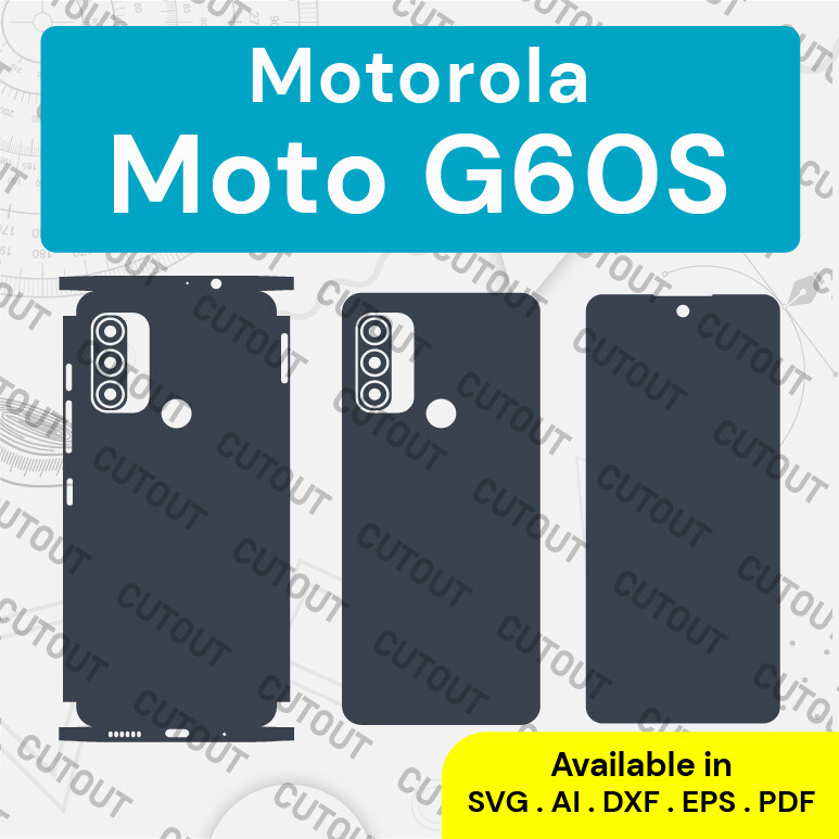 Motorola Moto G60S Vector Skin Templates