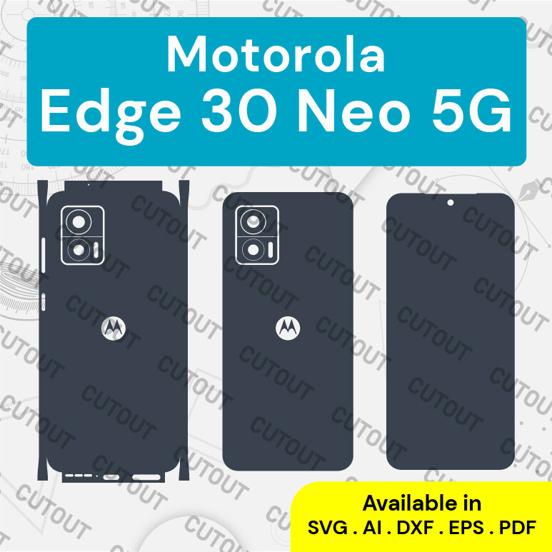 Motorola Edge 30 Neo Vector Skin Templates