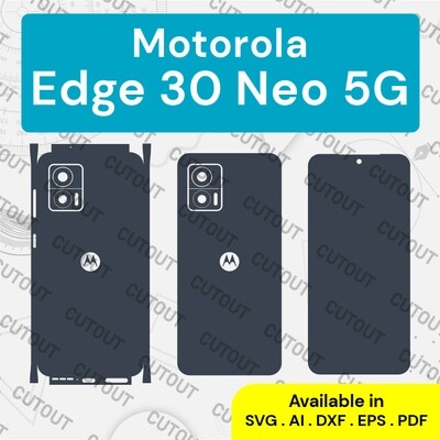 Motorola Edge 30 Neo Vector Skin Templates