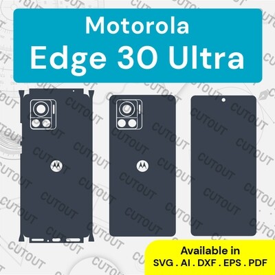 Motorola Edge 30 Ultra Vector Skin Cut-Dateien