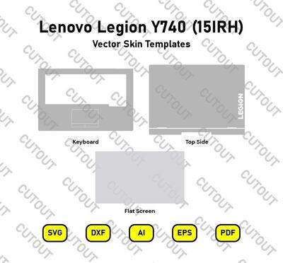 Lenovo Legion Y740 15IRH ​ Vector Skin Templates