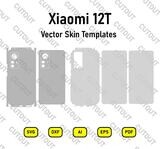 ​Archivos de corte de piel vectorial Xiaomi 12T