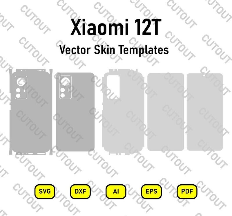 Xiaomi 12T Vector Skin Cut Files