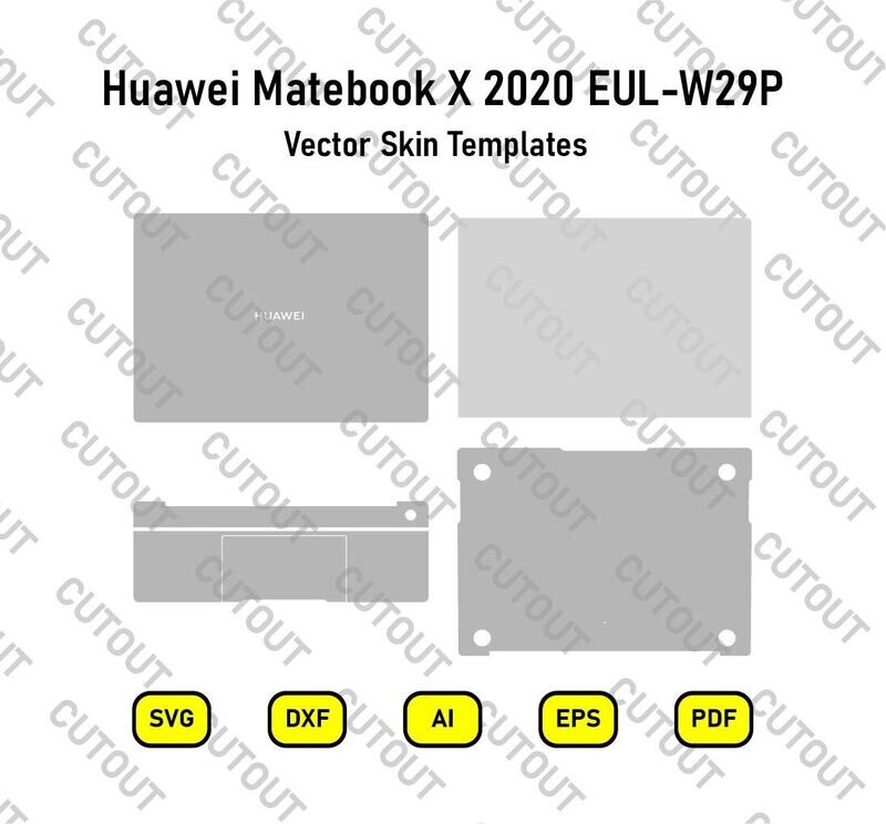Huawei Matebook X 2020 Vector Skin Templates
