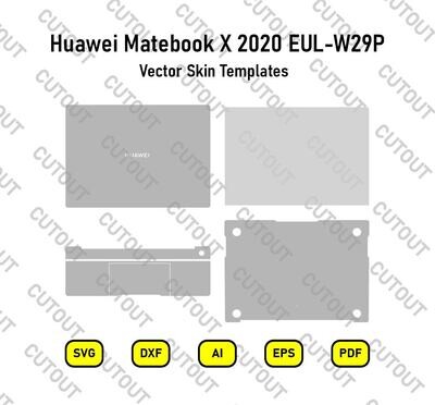 Huawei Matebook X 2020 Vector Skin Templates
