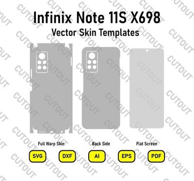 Infinix Note 11S X698  Vector Skin Templates