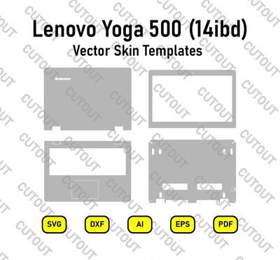 Lenovo Yoga 500-14ibd Vector Skin Templates