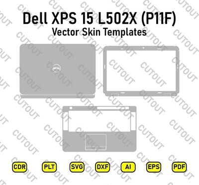 Dell XPS 15 L502X (P11F) Vector Skin Templates