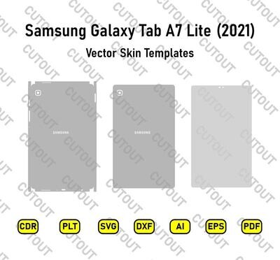 Galaxy Tab A7 Lite (2021) Vector Skin Templates