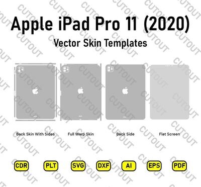 iPad Pro 11 (2020) Vector Skin Cut Files