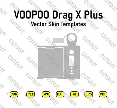VOOPOO Drag X Plus Vector Skin Templates