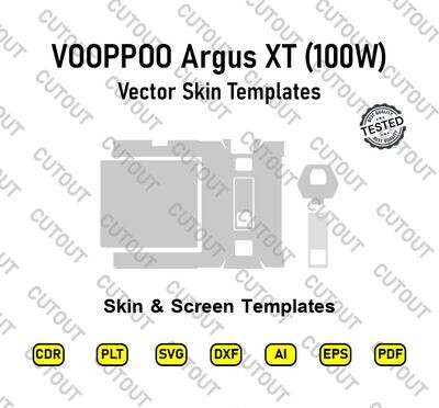 VOOPPOO ARGUS XT (100W) Vector Skin Templates