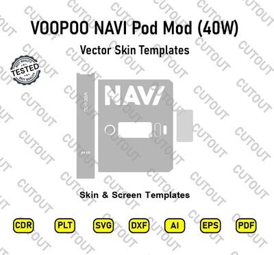 VOOPOO NAVI Pod Mod KIT (40W) Vector Skin Templates