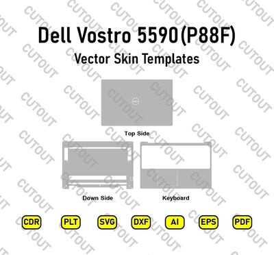 Dell Vostro 5590 (P88F) Vector Skin Templates