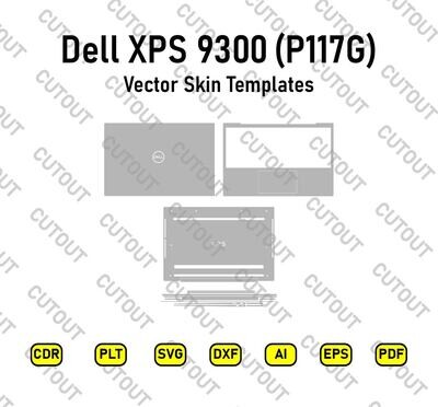 Dell XPS 9300 Vector Skin Templates
