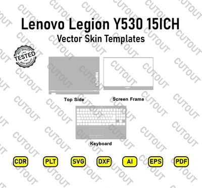 Lenovo Legion Y530-15ICH/Y7000 Vector Skin Templates