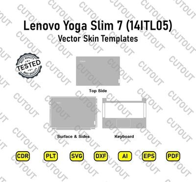 Lenovo Yoga Slim 7 (14ITL05) Vector Skin Templates