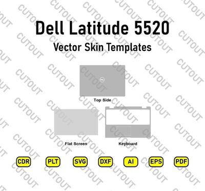 Dell Latitude 5520 Vector Skin Templates