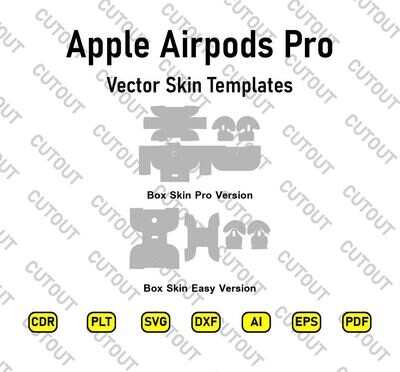 Apple Airpods Pro Vector Skin Templates