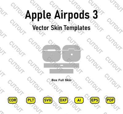 Apple Airpods 3 Vector Skin Templates