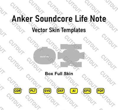 Anker Soundcore Life Note Vector Skin Templates