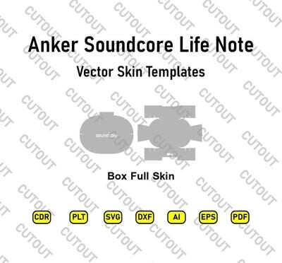 Anker Soundcore Life Note Vector Skin Templates