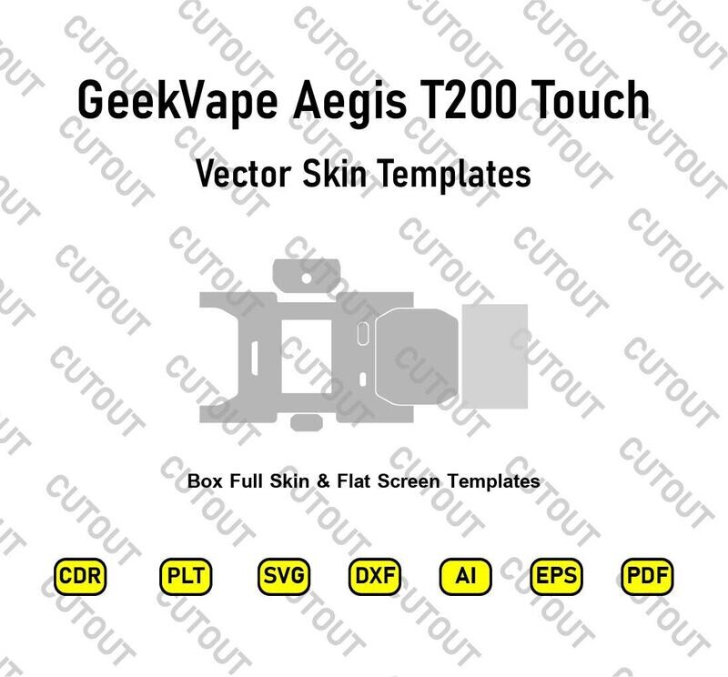 GeekVape Aegis T200 Touch Vector Skin Templates