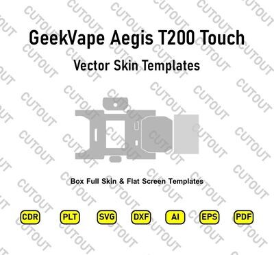 GeekVape Aegis T200 Touch Vector Skin Templates