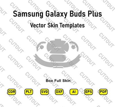Samsung Galaxy Buds Plus Vector Skin Templates