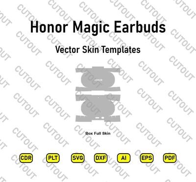 Honor Magic Earbuds Vector Skin Tempalets