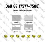 Dell  G7 ( 7577-7588 ) Vector Skin Templates