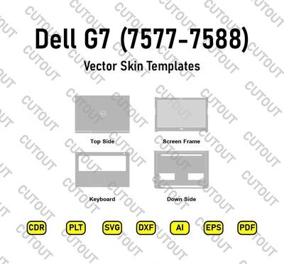 Dell  G7 ( 7577-7588 ) Vector Skin Cut Files